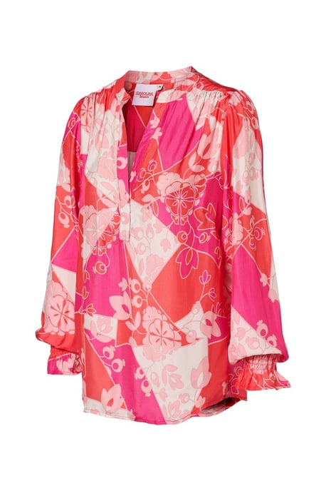 Caroline Tensen Malmo Blouse Roze / Multi - Image 3