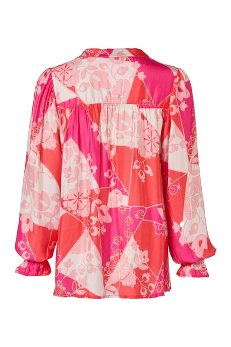 Caroline Tensen Malmo Blouse Roze / Multi - Image 4