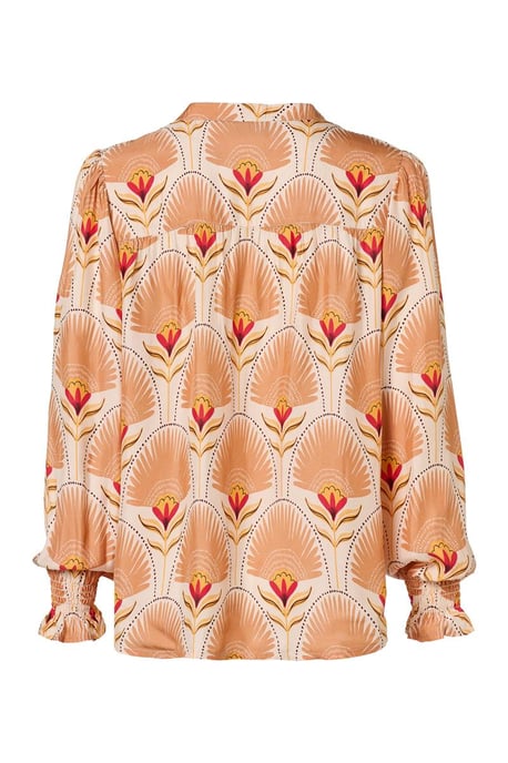Caroline Tensen Malmo Blouse Zand / Multi - Image 4