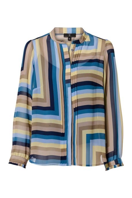Ines Print Blouse Blauw / Multi - Image 3