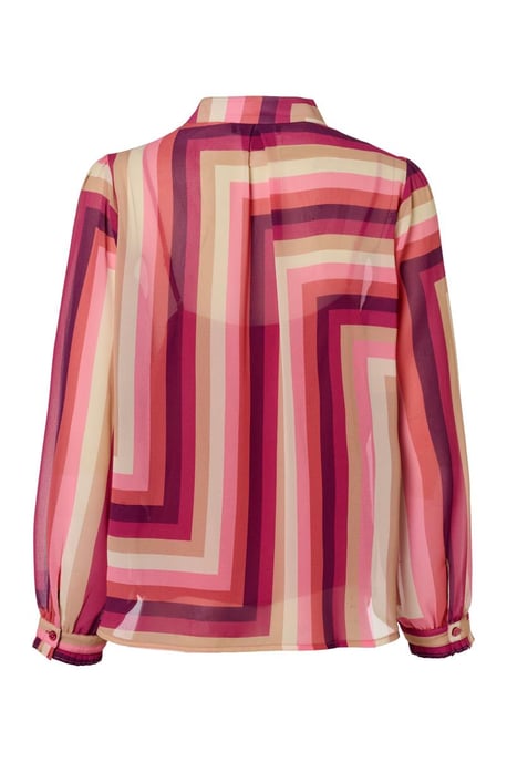 Ines Print Blouse Licht Berry / Multi - Image 3