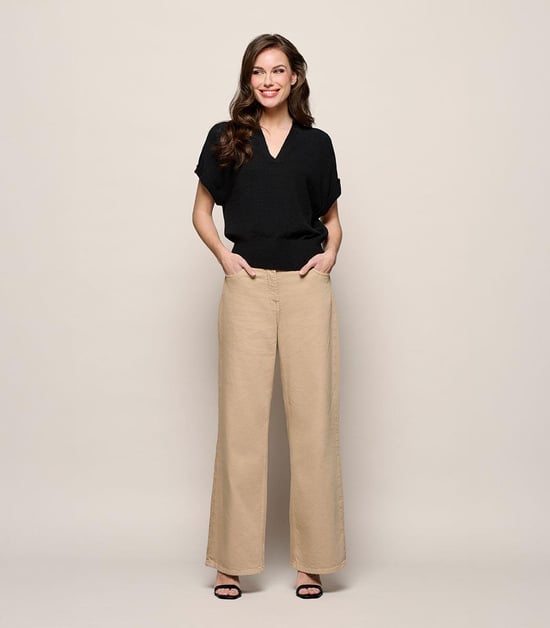 Livia Denim Broek Zand - Image 6