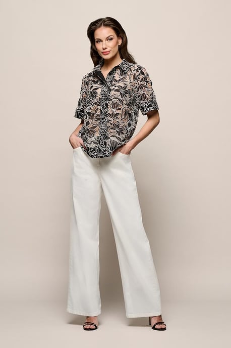 Livia Denim Broek Off White - Image 1