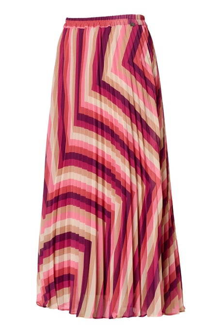 Lara Plisse Rok Licht Berry / Multi - Image 3