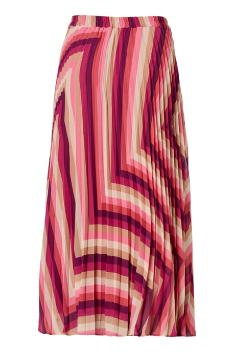 Lara Plisse Rok Licht Berry / Multi - Image 4