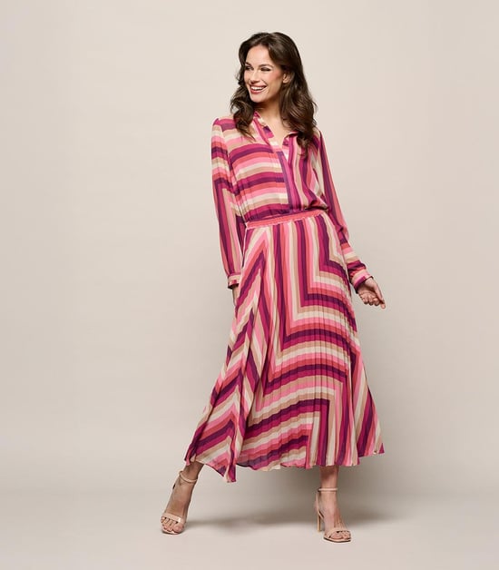 Lara Plisse Rok Licht Berry / Multi - Image 6