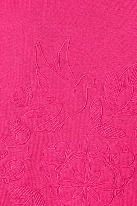 Caroline Tensen Ella Sweat Jurk Fuchsia - Image 6