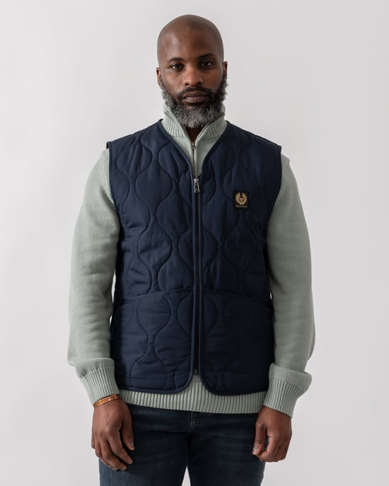 Base Gilet in Dark Blue - Image 1