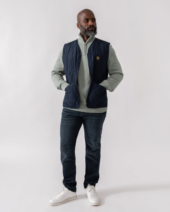 Base Gilet in Dark Blue - Image 3