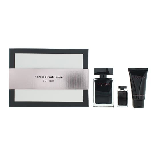 Narciso Rodriguez For Her Eau de Toilette 50ml, Eau de Toilette 7.5ml + Body Lotion 50ml Gift Set - Image 1