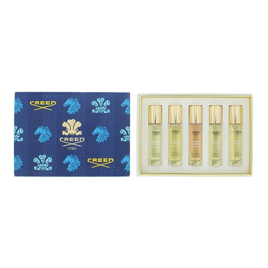 Creed Aventus, Love In White, Wind Flowers, Royal Princess Oud, Spring Flower Eau de Parfum 5 x 10ml - Image 1