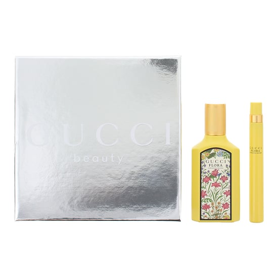 Gucci Flora Gorgeous Orchid Eau de Parfum 50ml + Eau de Parfum 10ml Travel Spray Gift Set for Her - Image 1