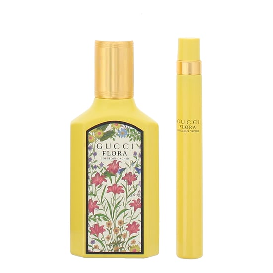 Gucci Flora Gorgeous Orchid Eau de Parfum 50ml + Eau de Parfum 10ml Travel Spray Gift Set for Her - Image 2