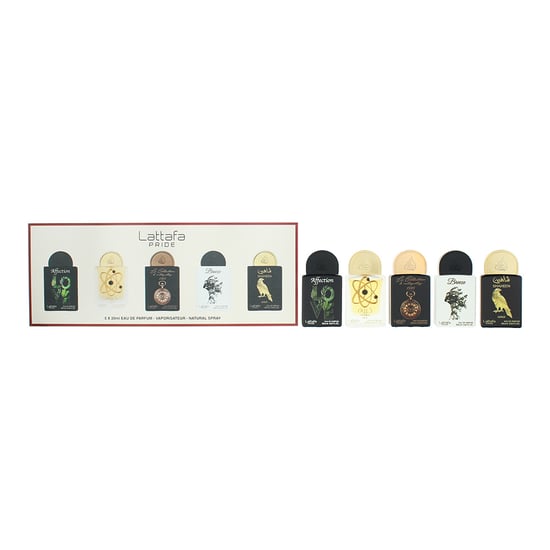 Lattafa Pride Affection, Tharwah Gold, Breeze, Shaheen Gold, La Collection D'Antiquites 1505 Eau de Parfum 5 x 20ml - Image 3