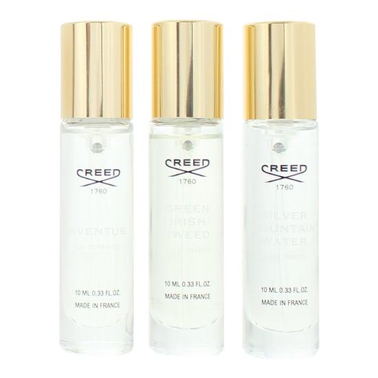 Creed Aventus Eau de Parfum 10ml, Green Irish Tweed Eau de Parfum 10ml, Silver Mountain Water Eau de Parfum 10ml Gift Set - Image 2
