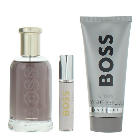 Hugo Boss Bottled Eau de Parfum 100ml, Eau de Parfum 10ml + Shower Gel 100ml Gift Set for Him - Image 2