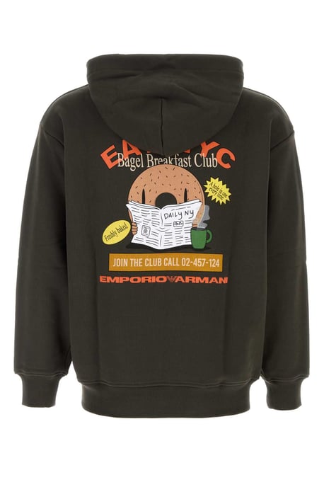 Charcoal Cotton Sweatshirt - Image 2