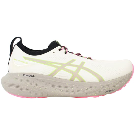 Asics Gel-Nimbus 25 TR Womens Off White Running Shoes - Image 1