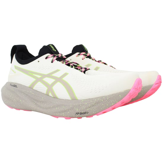 Asics Gel-Nimbus 25 TR Womens Off White Running Shoes - Image 2