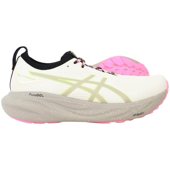 Asics Gel-Nimbus 25 TR Womens Off White Running Shoes - Image 4