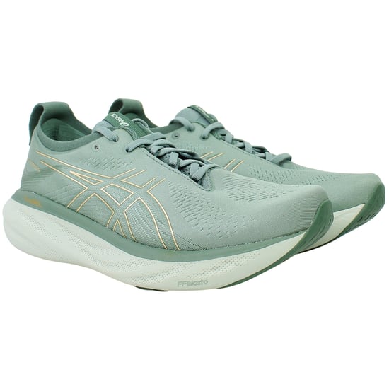 Asics Gel-Nimbus 25 Womens Green Running Shoes - Image 2