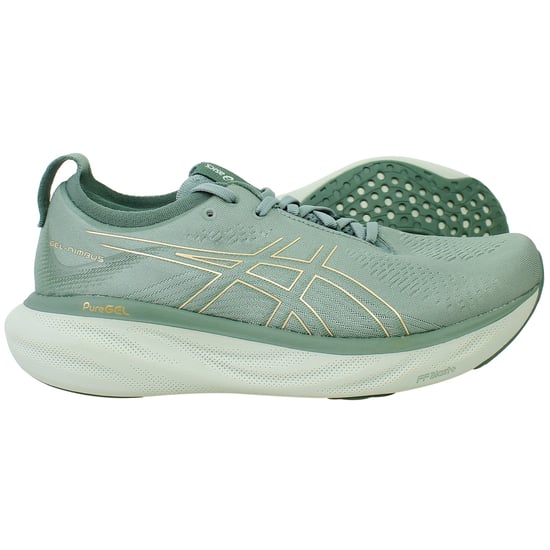 Asics Gel-Nimbus 25 Womens Green Running Shoes - Image 4