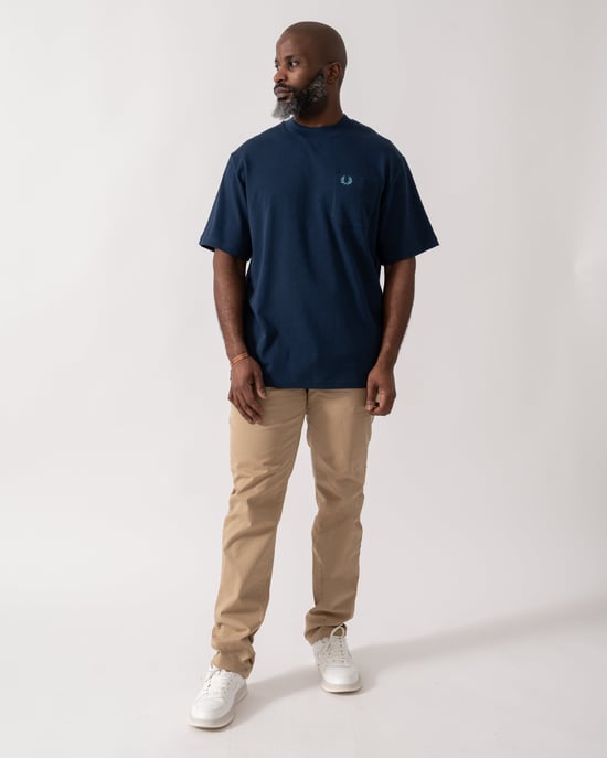T-Shirt in Dark Blue - Image 2