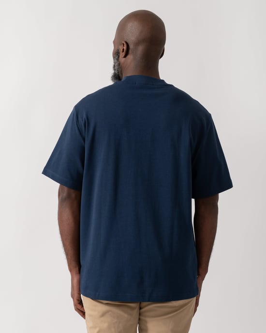 T-Shirt in Dark Blue - Image 3