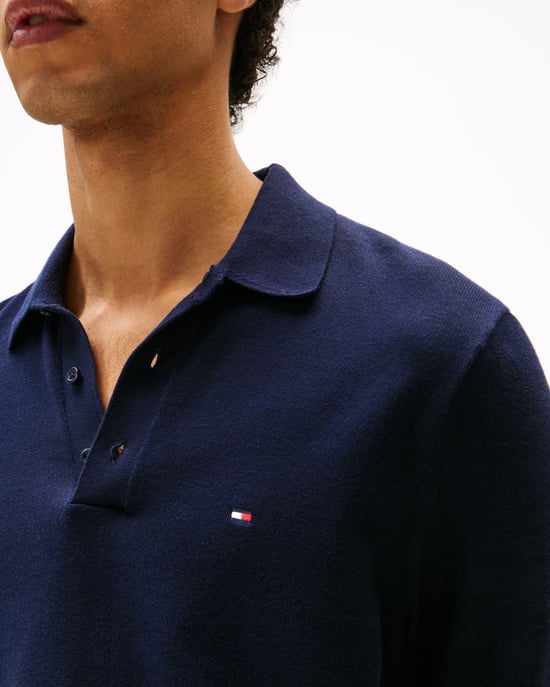 Essentiële Polo in Marineblauw - Image 4