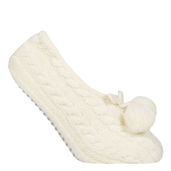1 Par Dam Kabelstickad Mockasin Bootie - Varma Mjuka Mysiga Inomhusskor - Image 1