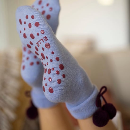 1 Paar Dames Wolmix Slippersokken met Pompon - Warm Zacht Gezellig Comfort - Image 3