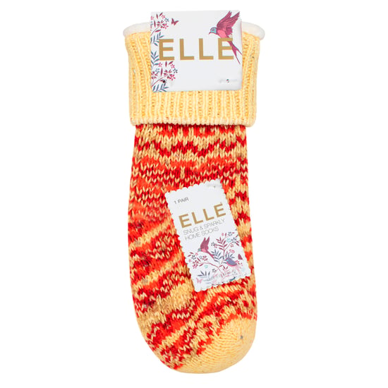 1 Paar Dames Chunky Fair Isle Moccasin Grip Sokken - Warme Winter Slippersokken - Image 2