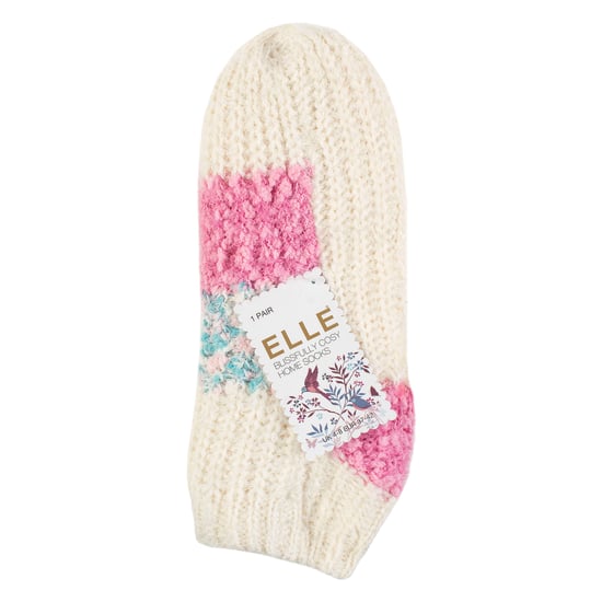 1 Paar Dames Sherpa Gevoerde Slippersokken - Warme Fluffy Comfortabele Binnenaccessoire - Image 2