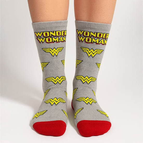 3 Paar Dames Katoenen Novelty Sokken - Wonder Woman Patroon Comfortabele Sokken - Image 5