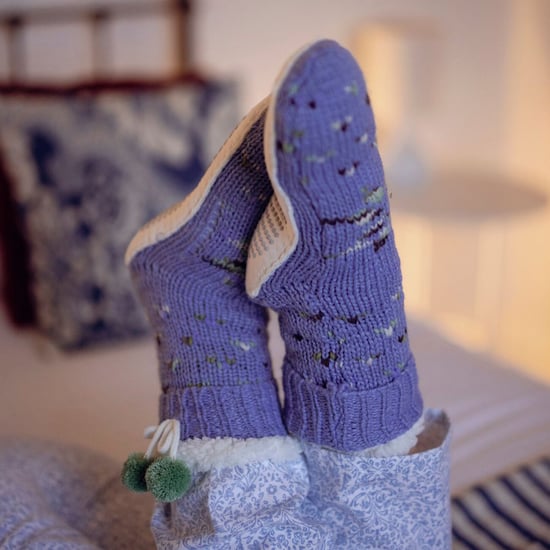 1 Paar Dames Chunky Sherpa Gevoerde Gezellige Mocassins met Pompon - Warme Comfort - Image 3