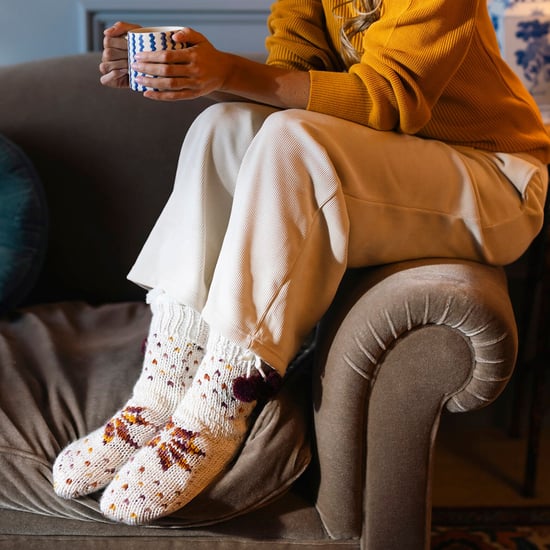1 Paar Dames Chunky Sherpa Gevoerde Gezellige Moccasins met Pom Pom - Warme Comfort - Image 4
