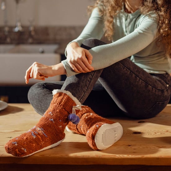1 Paar Dames Chunky Sherpa Gevoerde Gezellige Moccasins met Pom Pom - Warme Comfort - Image 5
