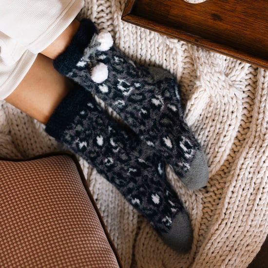 1 Paar Dames Sherpa Gevoerde Grip Sokken - Warme Zachte Cosy Antislip Comfort - Image 4