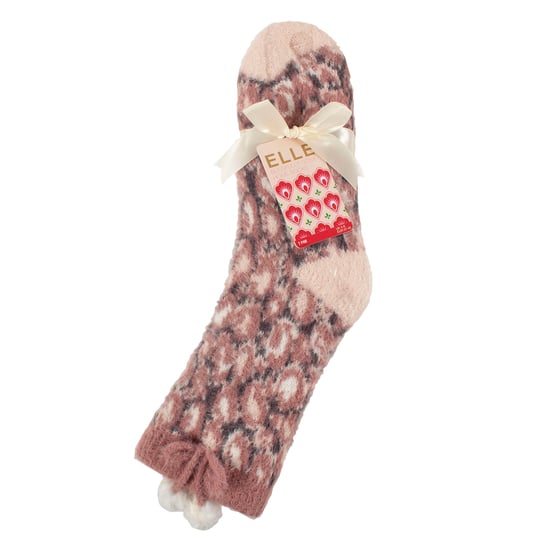 1 Paar Dames Sherpa Gevoerde Grip Sokken - Warme Fluffy Gezellige Antislip Comfort - Image 2