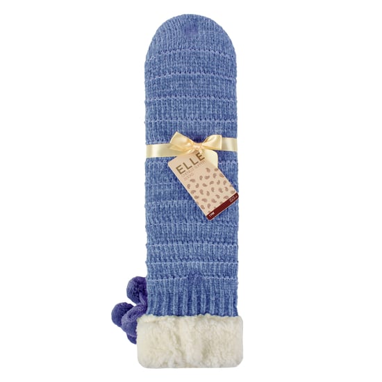 1 Paar Dames Chenille Slippersokken met Mokassinzool - Zachte Cozy Comfort - Image 2