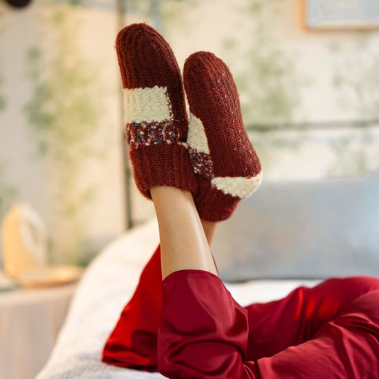 1 Paar Dames Sherpa Voering Slippersokken - Warme Fluffy Gezellige Binnencomfort - Image 3