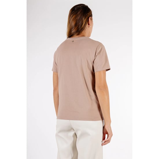 Rino & Pelle Howie.7002621 rino&pelle t-shirt with print rosy brown - Image 3