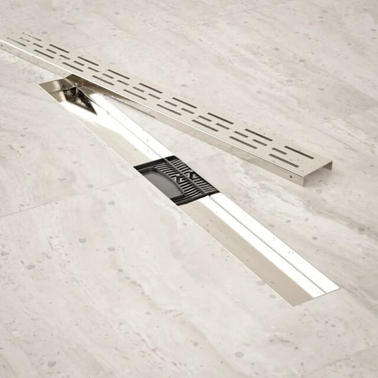Mirlux Douchegoot 70cm standaard rooster rvs met flens - Image 2