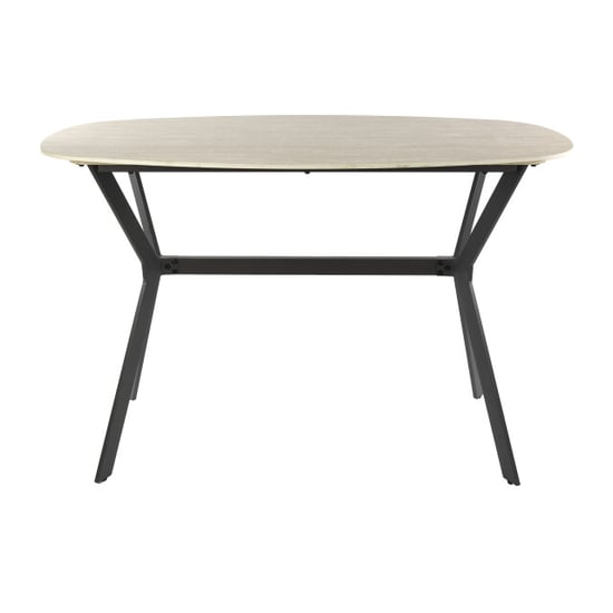 Hoyz bartafel romano deens ovaal 140cm keramiek travertin - Image 4