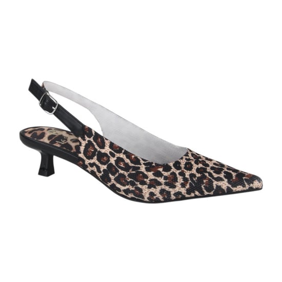 La Strada 2403346-4591 leopard knitted dames pumps - Image 1