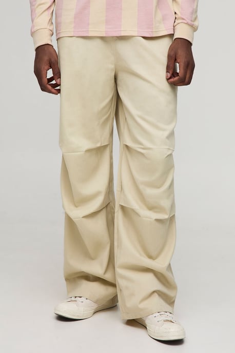 Elasticated Waist Baggy Trousers - Image 1