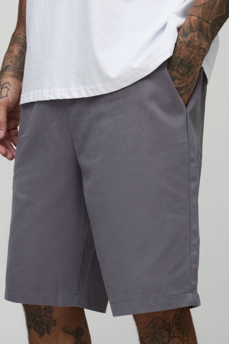 Tall Elasticated Waist Baggy Fit Shorts - Image 3