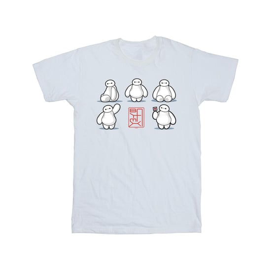 Disney Boys Big Hero 6 Baymax Many Poses T-Shirt (White) - Image 1