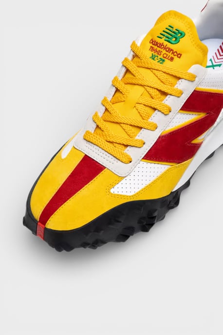 Casablanca x New Balance XC-72 Rode en Gele Unisex Sneakers - Image 2