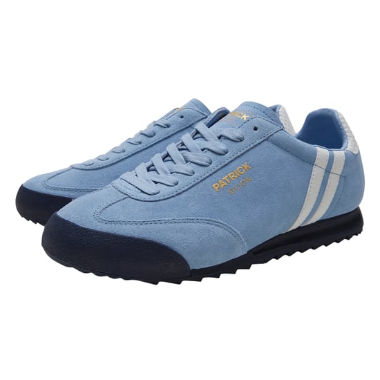 Patrick Heren Dijon Leren Trainers (Licht Blauw, Wit, Marine) - Image 1